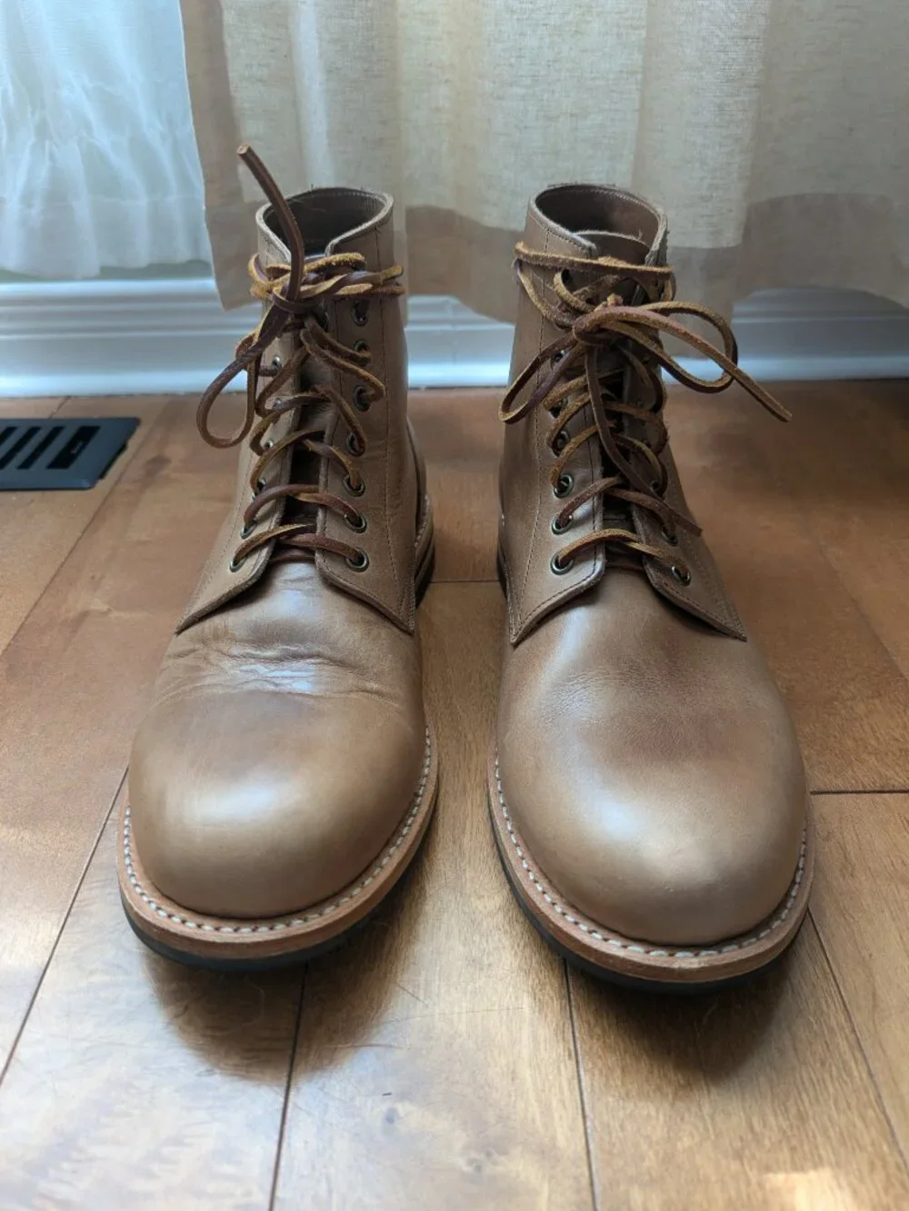 Oak Street Bootmakers Trench Boot Natural Chromexcel Size 10.5 - Picture 2 of 11